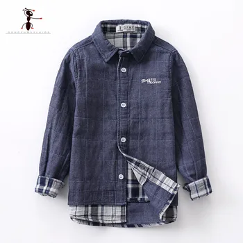 Kung Fu Ant 2020 Spring Autumn Casual Full Sleeve 100%Cotton lattice Children's Shirt 4-12year Turn-Down Collar Boy Shirt
Kung Fu Ant 2020 Spring Autumn Casual Full Sleeve 100%Cotton lattice Children's Shirt 4-12year Turn-Down Collar Boy Shirt