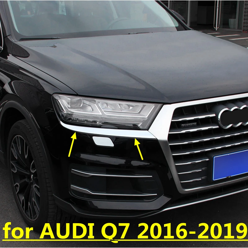 ABS хром аксессуары подходят для Audi Q7 2016 2017 2018 2019 передние фары освещение полоса декоративная крышка отделка
ABS хром аксессуары подходят для Audi Q7 2016 2017 2018 2019 передние фары освещение полоса декоративная крышка отделка