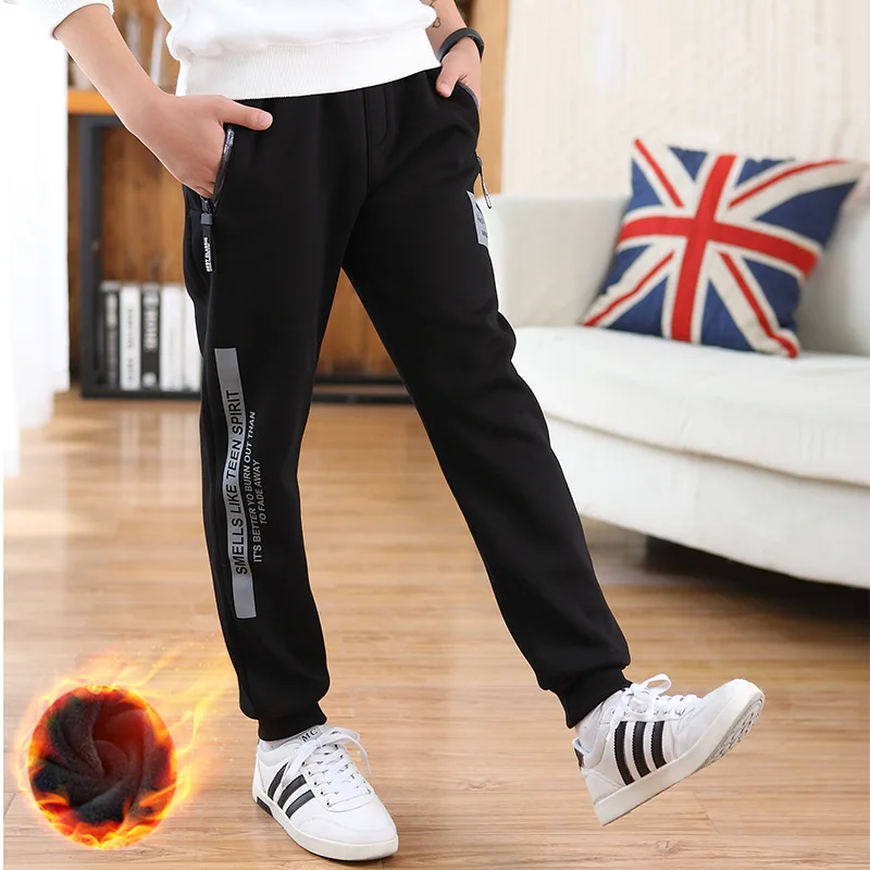 BOY'S Lettered Casual Pants 2018 Autumn And Winter New Style Big Boy Teenager Students Brushed And Thick Sports Long Pants 
BOY'S Lettered Casual Pants 2018 Autumn And Winter New Style Big Boy Teenager Students Brushed And Thick Sports Long Pants