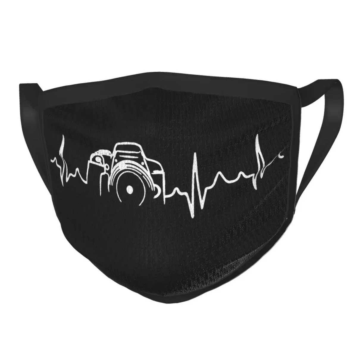 Heartbeat Of Camera Reusable Mouth Face Mask Photographer Anti Haze Dustproof Protection Cover Respirator Muffle | Аксессуары для