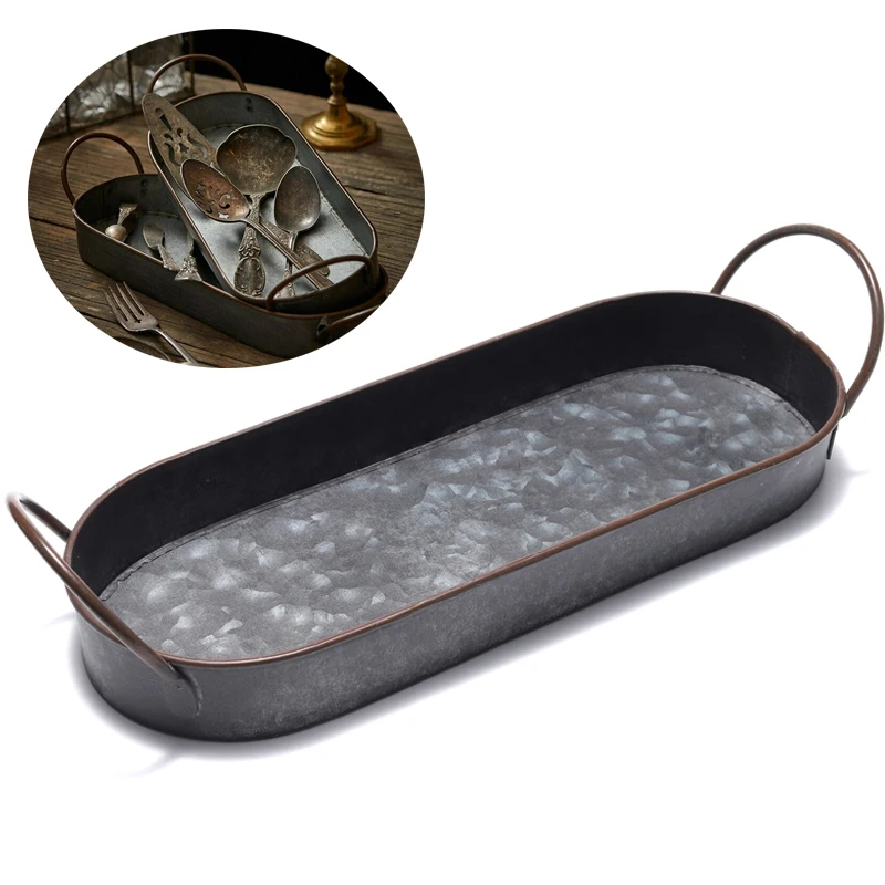 Vintage Antique Round Metal Serving Tray Creative Retro Disc Bread Dish Storage Tray Dinner Plates Tableware Kitchen For Home
Vintage Antique Round Metal Serving Tray Creative Retro Disc Bread Dish Storage Tray Dinner Plates Tableware Kitchen For Home
