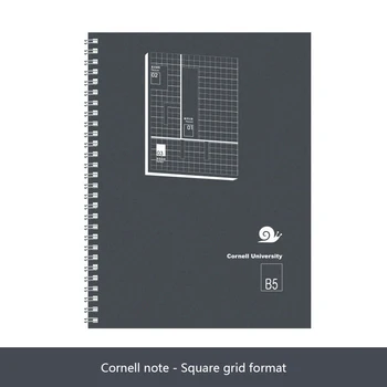 Spiral Efficiency Notebook B5 Cornell note 160 pages 100 GSM Grid format Loose-leaf diary Office&school planner Personal journal
Spiral Efficiency Notebook B5 Cornell note 160 pages 100 GSM Grid format Loose-leaf diary Office&school planner Personal journal