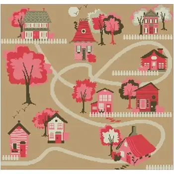 Red House Tree Town patterns Counted Cross Stitch 11CT 14CT DIY Chinese Cross Stitch Kits Embroidery Needlework Sets home decor
Red House Tree Town patterns Counted Cross Stitch 11CT 14CT DIY Chinese Cross Stitch Kits Embroidery Needlework Sets home decor