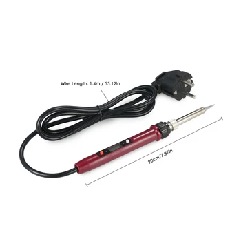 80W Electrical Soldering Iron Rework Welding Gun Temperature Adjustable Electric Soldering Iron Lead-free Mini Soldering Station
80W Electrical Soldering Iron Rework Welding Gun Temperature Adjustable Electric Soldering Iron Lead-free Mini Soldering Station