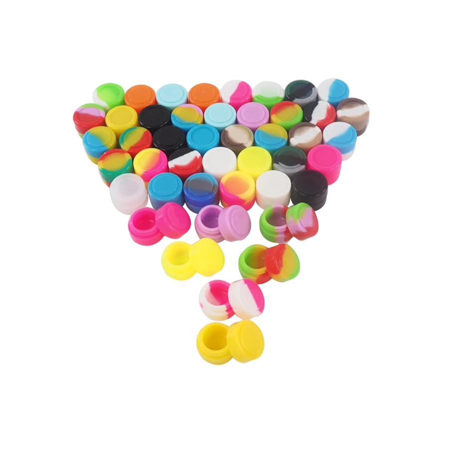 20pcs 2ml mini silicone container jar non-stick container box soft wax oil dab jar portable storage tank random color
20pcs 2ml mini silicone container jar non-stick container box soft wax oil dab jar portable storage tank random color