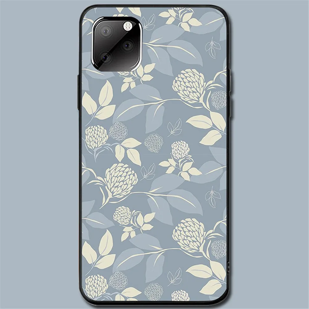Black Case for Iphone11 XS 11Pro XR 7Plus 11pro Se2020 7 Korea Flowers Silicon Soft Back Cover 360 Full Protective Anti Knock
Black Case for Iphone11 XS 11Pro XR 7Plus 11pro Se2020 7 Korea Flowers Silicon Soft Back Cover 360 Full Protective Anti Knock