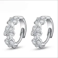 נשים תכשיטי כסף עגילי גדול עגול טבעת קסם עתיק עיצוב נשים עגילי Fashionble עגילי תכשיטי waresale(China)