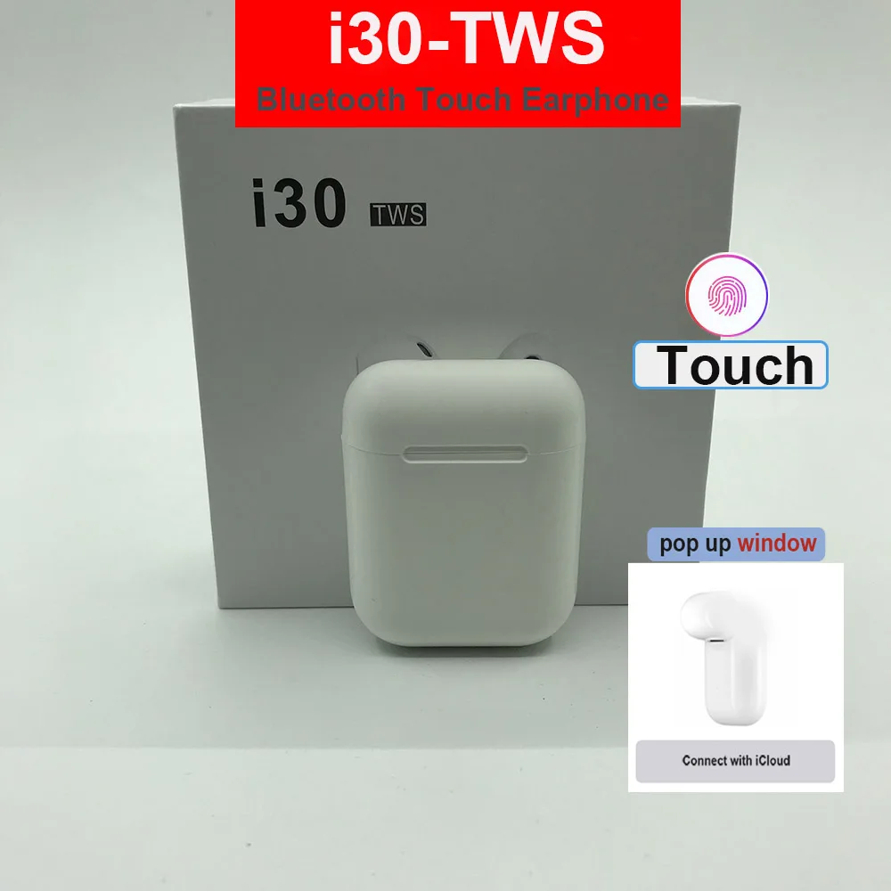 i30 tws bluetooth earphones wireless touch control headset pop up earbud i30tws not w1 chip replica tws i10 i7s tws
i30 tws bluetooth earphones wireless touch control headset pop up earbud i30tws not w1 chip replica tws i10 i7s tws