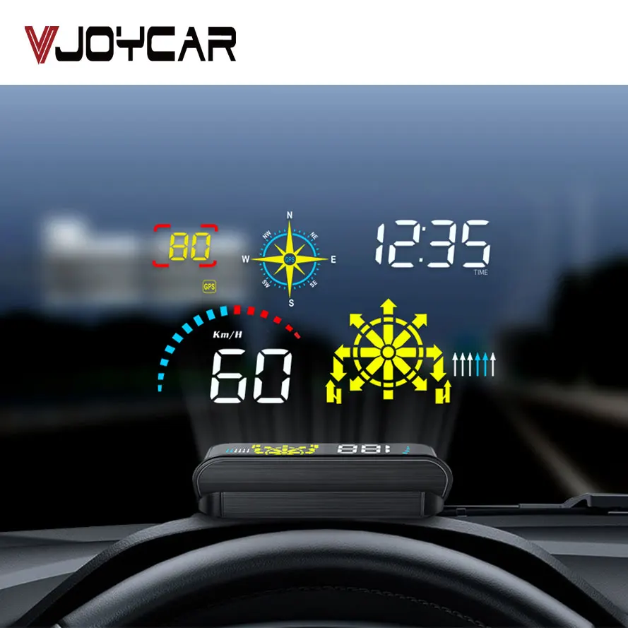 Vjoycar Q10 Newest Windshield HUD Projector with Navigation Car Head Up Display OBD2 HUD GPS Speedometer Water & Oil temp RPM
Vjoycar Q10 Newest Windshield HUD Projector with Navigation Car Head Up Display OBD2 HUD GPS Speedometer Water & Oil temp RPM