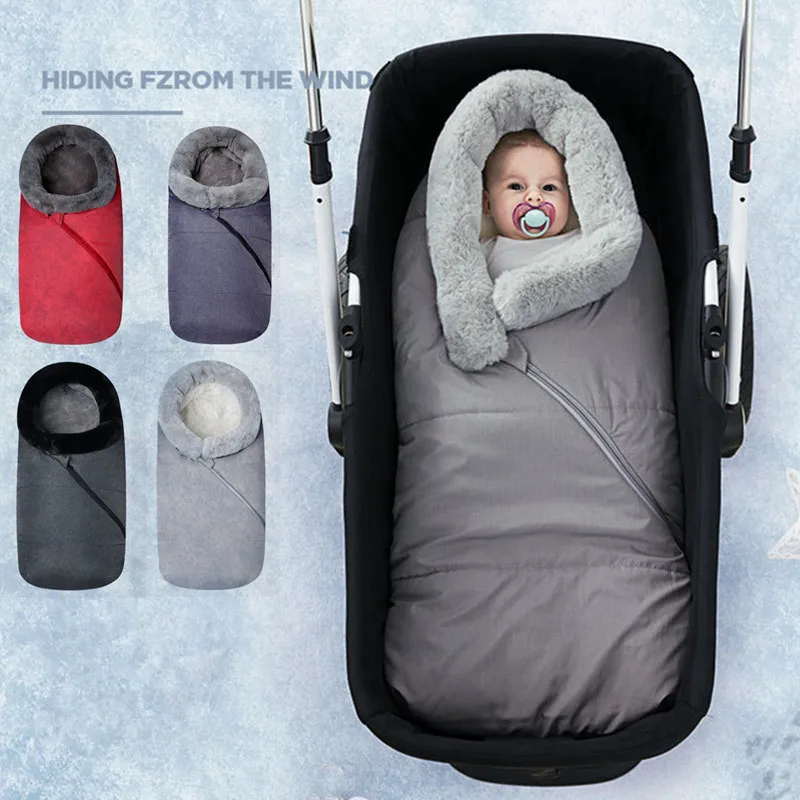 Winter Baby Sleeping Bag Infant Envelope For Stroller Thicken Warm Sleepsack Newborn Stroller Windproof Anti-kick Cotton Blanket
Winter Baby Sleeping Bag Infant Envelope For Stroller Thicken Warm Sleepsack Newborn Stroller Windproof Anti-kick Cotton Blanket