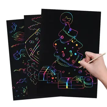 10pcs Scratch Paper Scratch Art Painting Papers Magic Painting Papers Creative Scratch Drawing Paper Set With One Stencils Pens
10pcs Scratch Paper Scratch Art Painting Papers Magic Painting Papers Creative Scratch Drawing Paper Set With One Stencils Pens