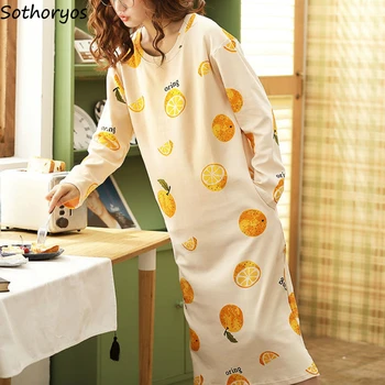 Nightgowns Women Printed Loose Plus Size 3XL Leisure Daily Sleepwear Kawaii Elegant Cartoon Womens Korean Style Long Sleeve New
Nightgowns Women Printed Loose Plus Size 3XL Leisure Daily Sleepwear Kawaii Elegant Cartoon Womens Korean Style Long Sleeve New