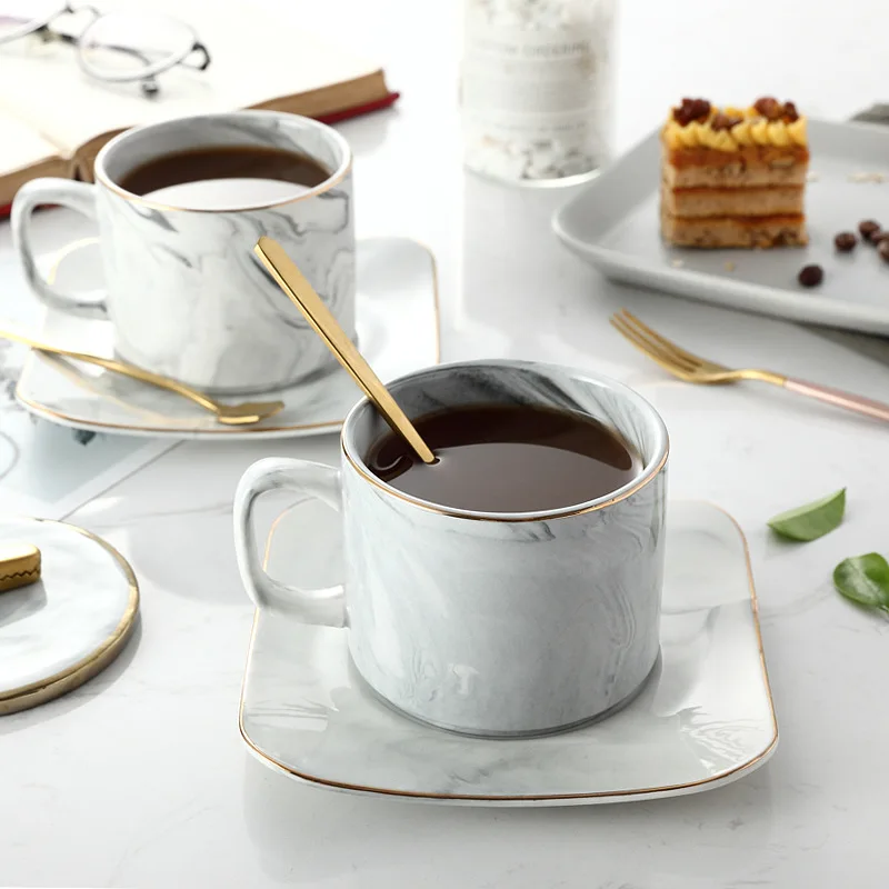 Marble Coffee Cup Saucers European Small Luxurious Ceramics Afternoon Tea Scented Tea Black Tea Originality Tea Set Tazas Copos
Marble Coffee Cup Saucers European Small Luxurious Ceramics Afternoon Tea Scented Tea Black Tea Originality Tea Set Tazas Copos