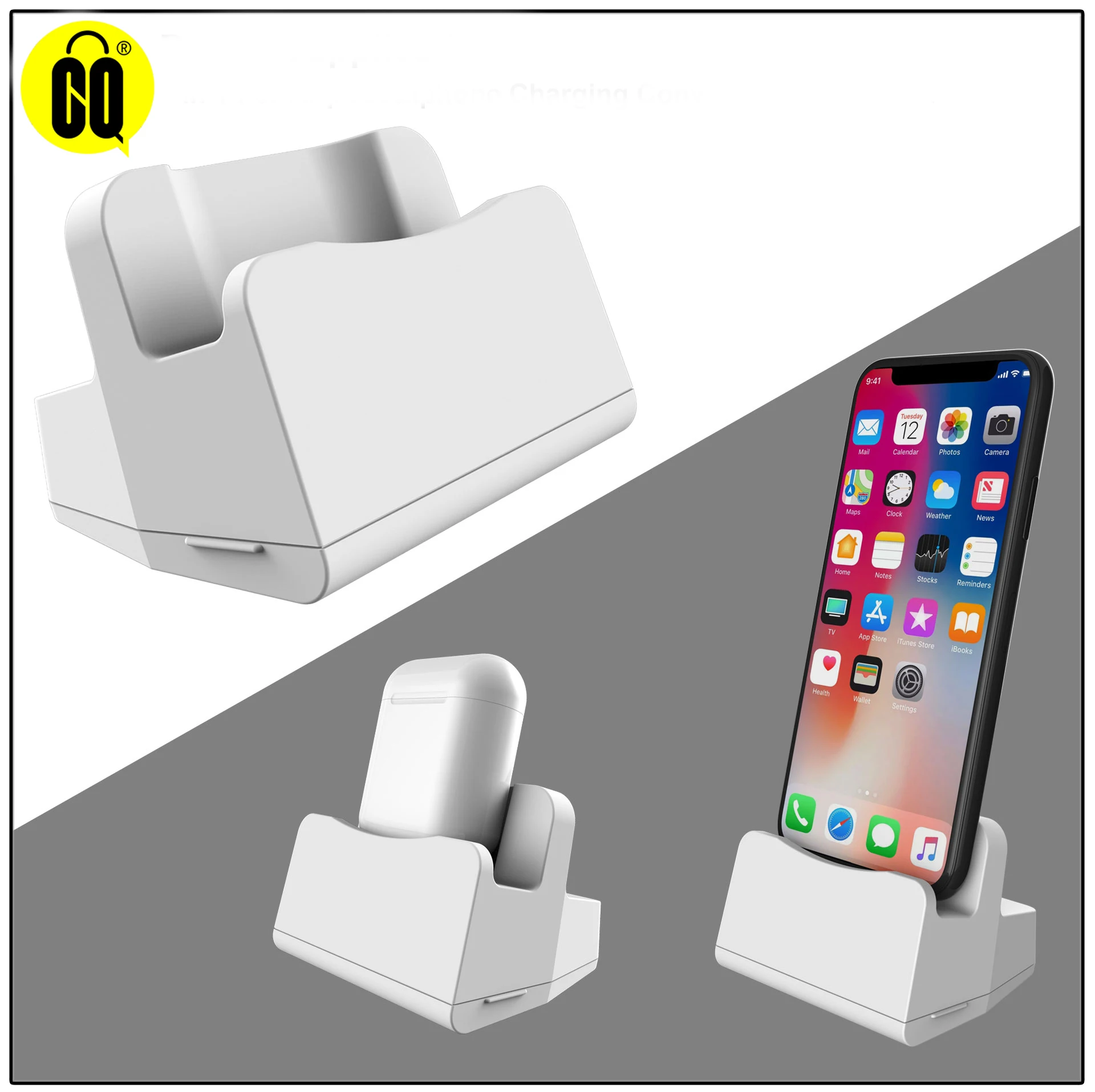 2 in 1 TWS Charging Case Dock Desktop Table Holder Stand Station Charger For Apple Airpods TWS For iPhone X 8 7 6 XR
2 in 1 TWS Charging Case Dock Desktop Table Holder Stand Station Charger For Apple Airpods TWS For iPhone X 8 7 6 XR