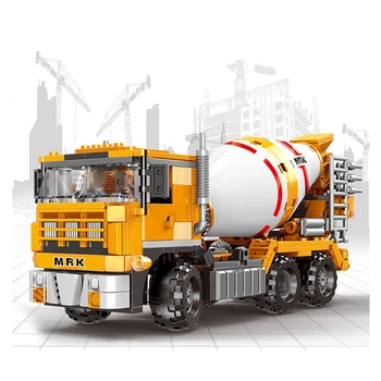 654Pcs City Technic Series Engineering truck cement mixer truck Model Building Blocks Toys For Children Christmas Gifts
654Pcs City Technic Series Engineering truck cement mixer truck Model Building Blocks Toys For Children Christmas Gifts