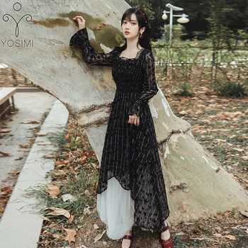 YOSIMI 2019 Summer Maxi Mesh Long Dress Women Ladies Party Dresses Plaid Ankle-Lengthfull Sleeve Black Lace Vestidos De Fiesta
YOSIMI 2019 Summer Maxi Mesh Long Dress Women Ladies Party Dresses Plaid Ankle-Lengthfull Sleeve Black Lace Vestidos De Fiesta
