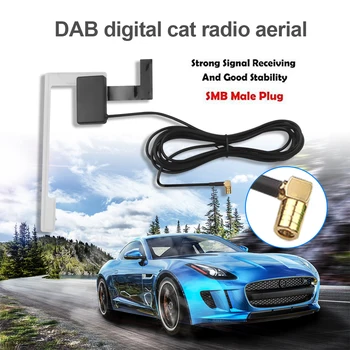 DAB Antenna SMB Interface Car Digital DAB Active Antenna for Radio TV Receiver Box Digital Auto Aerial Antenna Cable
DAB Antenna SMB Interface Car Digital DAB Active Antenna for Radio TV Receiver Box Digital Auto Aerial Antenna Cable