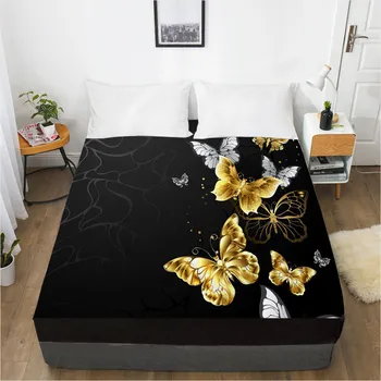3D Luxury Fitted Sheet Black Bed Mattress Fitted Covers Sheets Bedsheet Bed Linens Gold 198x203 Custom Design Bedding Sheets
3D Luxury Fitted Sheet Black Bed Mattress Fitted Covers Sheets Bedsheet Bed Linens Gold 198x203 Custom Design Bedding Sheets