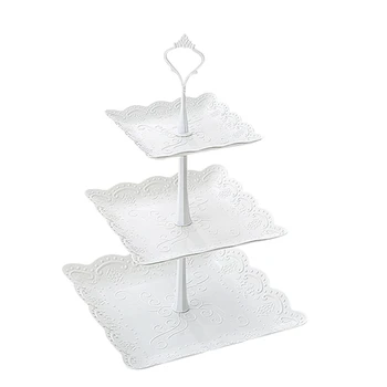 European Plastic Three-Layer Fruit Plate Cake Plate Afternoon Tea Snack Tray Buffet Display Stand Dessert Table Decoration
European Plastic Three-Layer Fruit Plate Cake Plate Afternoon Tea Snack Tray Buffet Display Stand Dessert Table Decoration