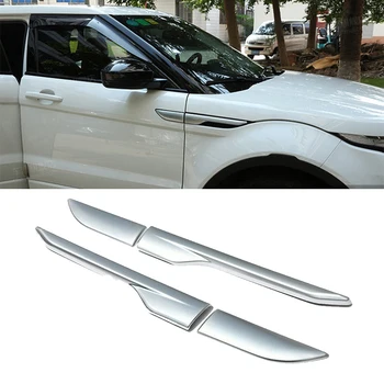 4pcs Fender Side Air Vent Cover Trim ABS Silver Color Chromium Styling Decoration Sticker For Land Rover Range Evoque 2012-18 
4pcs Fender Side Air Vent Cover Trim ABS Silver Color Chromium Styling Decoration Sticker For Land Rover Range Evoque 2012-18