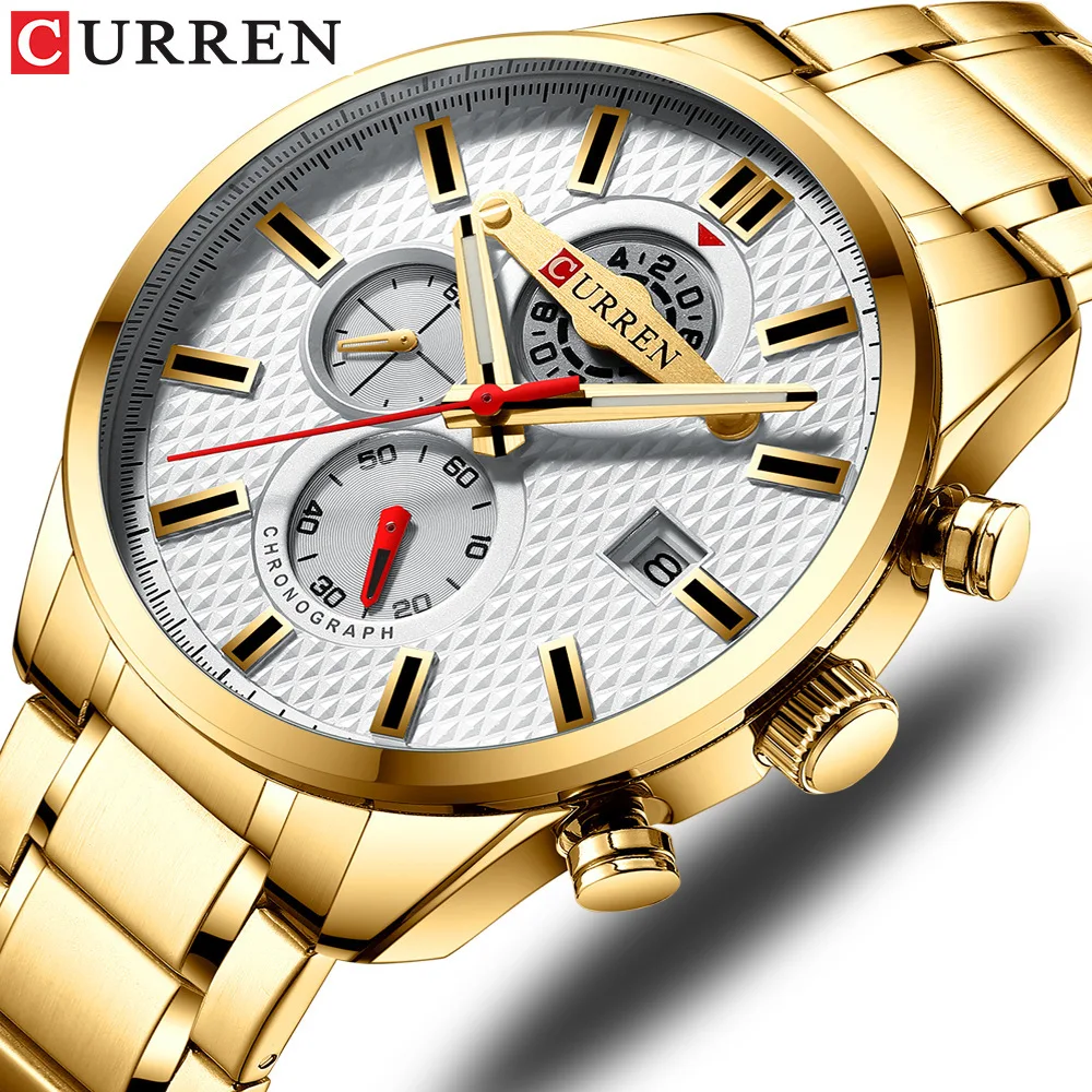 Karui En Curren8352 Waterproof Quartz Steel Belt Watch Multi-functional Calendar Business Watch
Karui En Curren8352 Waterproof Quartz Steel Belt Watch Multi-functional Calendar Business Watch