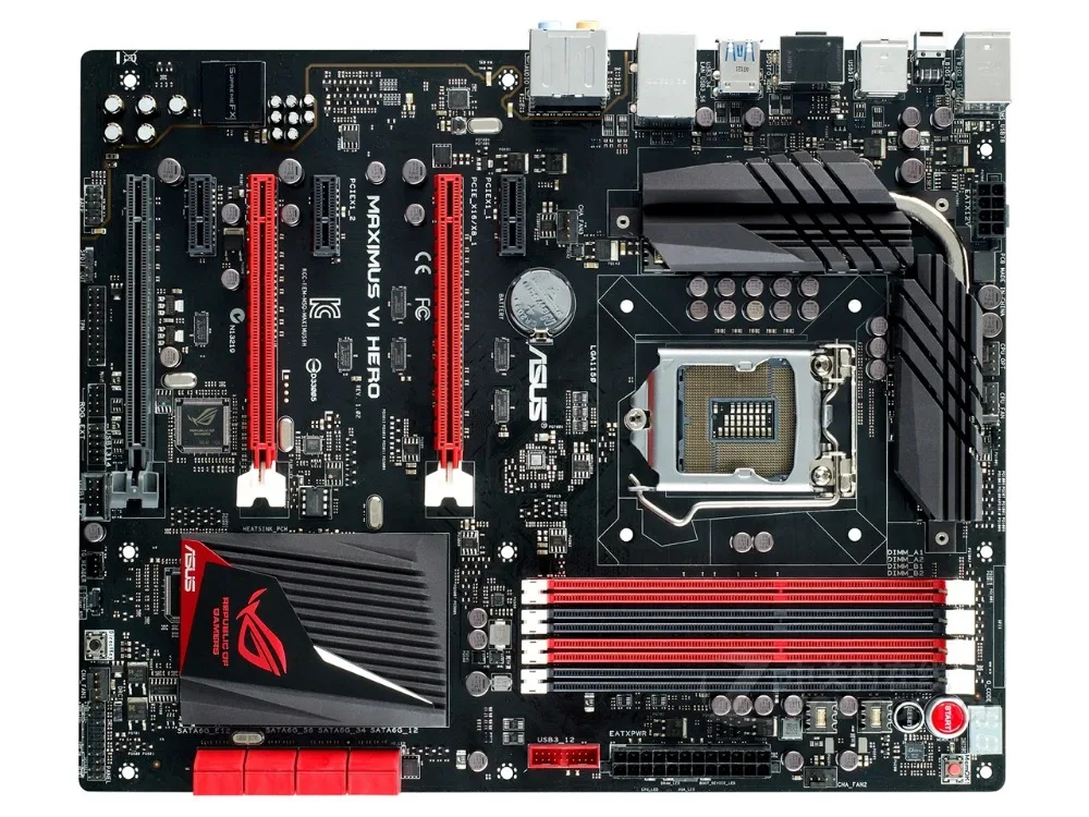 Бесплатная доставка оригинальная материнская плата для ASUS Maximus VI Hero DDR3 LGA 1150 USB2.0