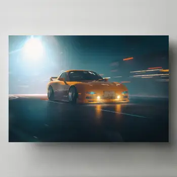 Canvas Paintings Mazda RX7 Yellow Modified Car Picture Modern Wall Art Posters and Prints for Living Room Decor
Canvas Paintings Mazda RX7 Yellow Modified Car Picture Modern Wall Art Posters and Prints for Living Room Decor
