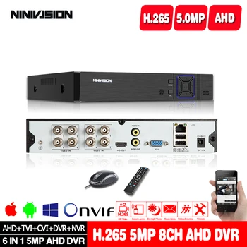 NINIVISION 8CH 5MP AHD DVR Digital Video Recorder for CCTV Security Camera Onvif Network 16 Channel IP HD 1080P NVR Email Alarm 
NINIVISION 8CH 5MP AHD DVR Digital Video Recorder for CCTV Security Camera Onvif Network 16 Channel IP HD 1080P NVR Email Alarm