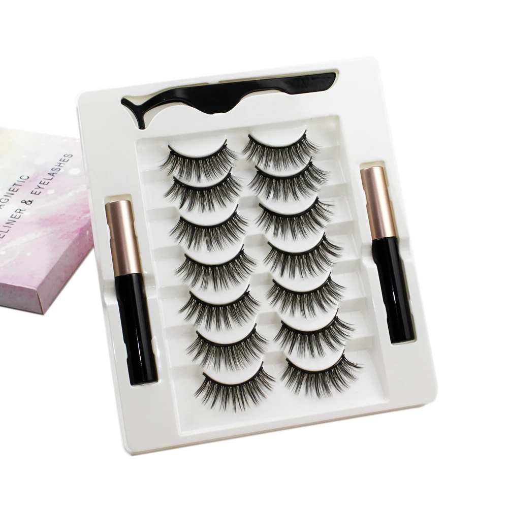 7pair Of 3D Magnetic Eyelashes Handmade Eyelashes Eye Makeup Extended False Eyelashe Repeated Use Magnetic Fake Eyelashe The cil
7pair Of 3D Magnetic Eyelashes Handmade Eyelashes Eye Makeup Extended False Eyelashe Repeated Use Magnetic Fake Eyelashe The cil