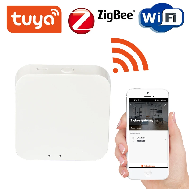 Tuya ZigBee Gateway Hub Smart Home Device Support add APP Gateway Smart Light Control ZigBee 3.0 Wireless Remote Controller
Tuya ZigBee Gateway Hub Smart Home Device Support add APP Gateway Smart Light Control ZigBee 3.0 Wireless Remote Controller