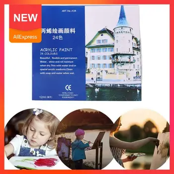 12/18/24 Colors Tube Acrylic Paints Set For Wall Painting Peinture Fabric Set Fabric For Artist Drawing Set Acrylique Paint B8H4
12/18/24 Colors Tube Acrylic Paints Set For Wall Painting Peinture Fabric Set Fabric For Artist Drawing Set Acrylique Paint B8H4