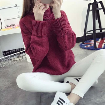 Half-high collar cotton Pullovers sweater women's head jacket in the long section thickening shirt 2019 autumn and winter
Half-high collar cotton Pullovers sweater women's head jacket in the long section thickening shirt 2019 autumn and winter