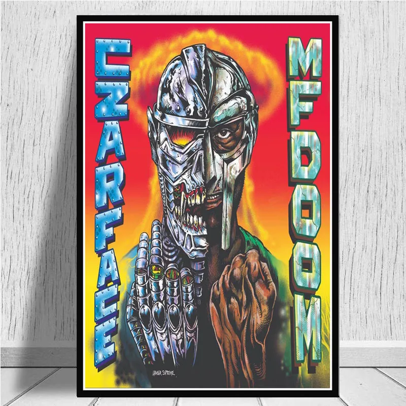 Печатный постер mavillain MF Doom Madlib музыкальный альбом в стиле хип хоп звездное