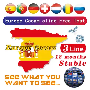 2020 Cccam spain 1 year stable 3 Line server cline ccam Europe Portugal Poland Italia for satellite receiver
2020 Cccam spain 1 year stable 3 Line server cline ccam Europe Portugal Poland Italia for satellite receiver