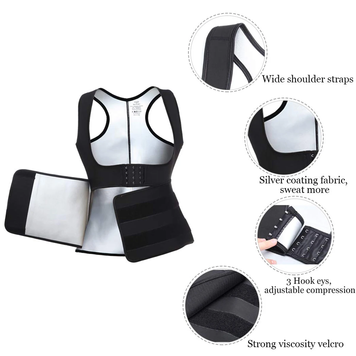 Joyshaper Body shaping Waist Trainer sexy Corset Adjustable Sauna Vest Match трусы женские корсет корсет женский
Joyshaper Body shaping Waist Trainer sexy Corset Adjustable Sauna Vest Match трусы женские корсет корсет женский