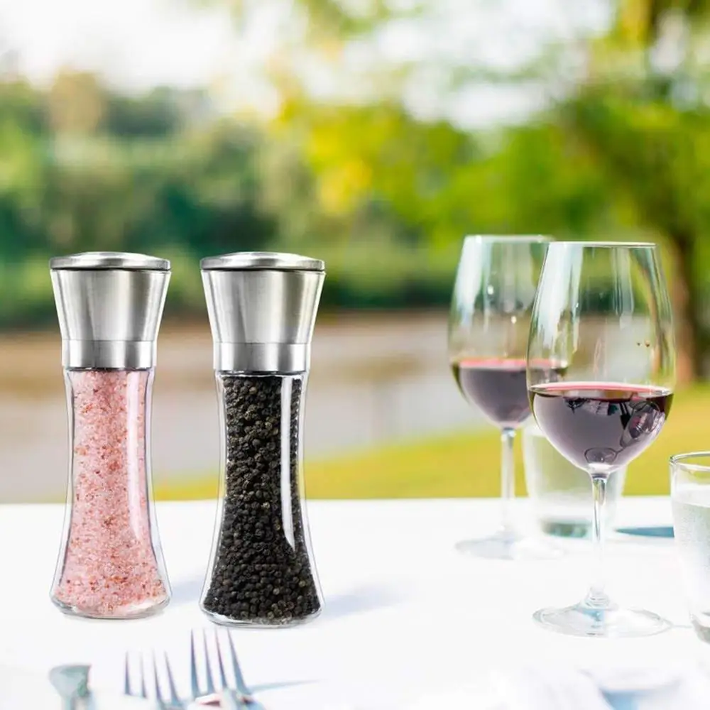 Pepper Grinder Stainless Steel Manual Adjustable Grinding Hole Size Solid Seasoning Grinder Kitchen Seasoning Tool
Pepper Grinder Stainless Steel Manual Adjustable Grinding Hole Size Solid Seasoning Grinder Kitchen Seasoning Tool