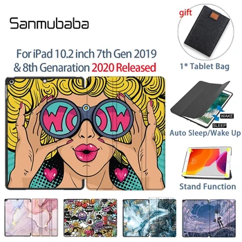 Sanmubaba For iPad 10.2 Case 2020 2019 For iPad 8th 7th Generation 10.2 inch funda PU Leather Flip Stand Smart Cover Coque
Sanmubaba For iPad 10.2 Case 2020 2019 For iPad 8th 7th Generation 10.2 inch funda PU Leather Flip Stand Smart Cover Coque