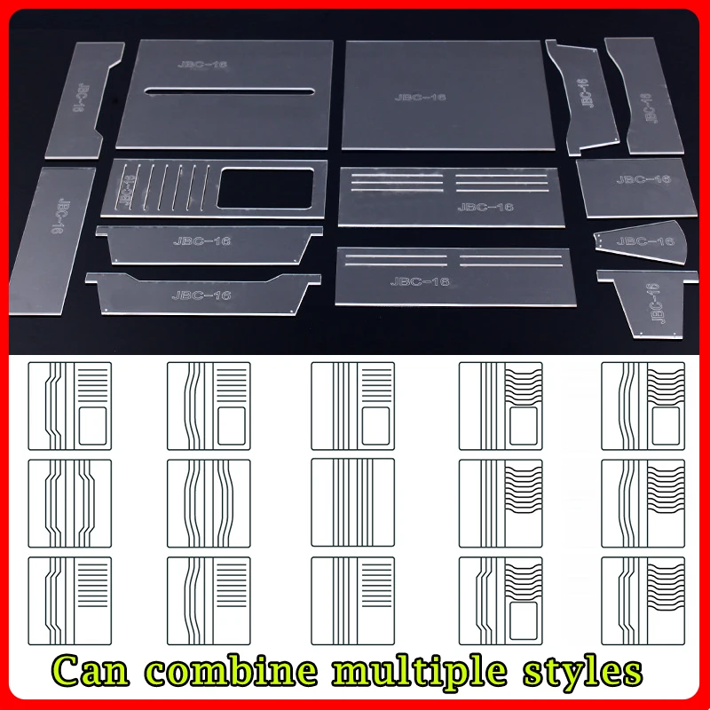 1 set Acrylic universal pattern template long clip Long Wallet pattern drawing DIY manual leather tool
1 set Acrylic universal pattern template long clip Long Wallet pattern drawing DIY manual leather tool