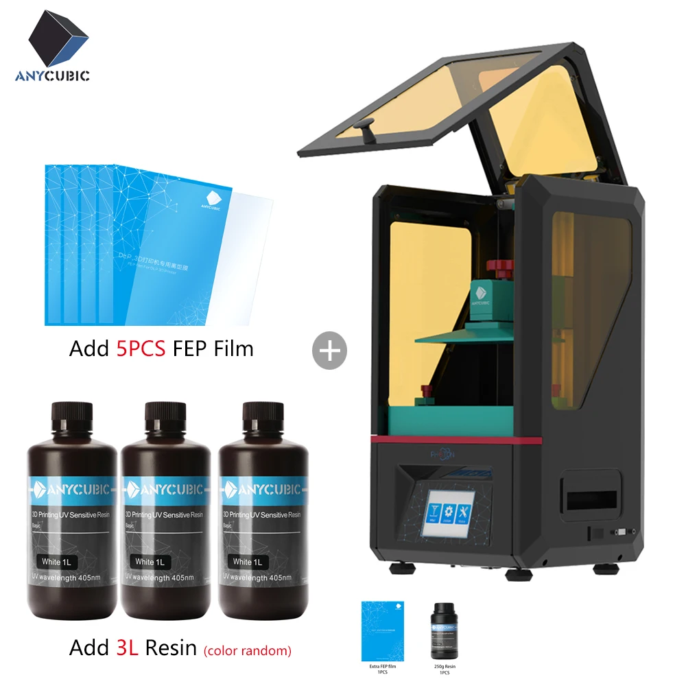 

Anycubic 3D Printer Photon Kits SLA/LCD High Precision Plus Size photon Slicer Light-Curing Impresora Imprimante 3d UV resin
