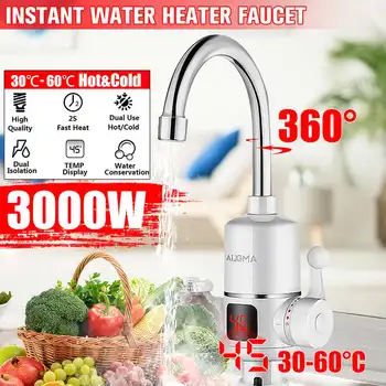 Water Heater Tap Kitchen Faucet Instantaneous Water Heater Shower Instant Heaters Tankless Water Heating LCD Display
Water Heater Tap Kitchen Faucet Instantaneous Water Heater Shower Instant Heaters Tankless Water Heating LCD Display