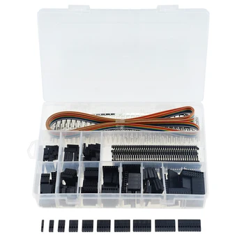 635PCS Single Layer Connector 2.54mm Cable Jumper Wire Pin Header Housing Kit Male+Female Pin Terminal+1.5m Rehearsal Line 3A
635PCS Single Layer Connector 2.54mm Cable Jumper Wire Pin Header Housing Kit Male+Female Pin Terminal+1.5m Rehearsal Line 3A