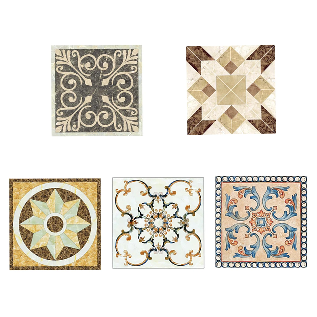 Traditional Backsplash Tile Stickers 10 PC Set Bathroom Kitchen Tile Decals Traditional Backsplash Tile Stickers 10 PC Set Bathroom Kitchen Tile Decals