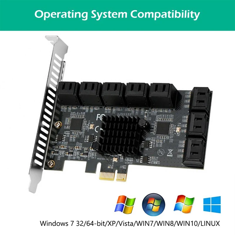 Новая PCIE SATA плата расширения PCIE 1X на 16-Port SATA3.0 6 Гбит/с SATA III многопортовый жесткий диск адаптер карта расширения для ПК
Новая PCIE SATA плата расширения PCIE 1X на 16-Port SATA3.0 6 Гбит/с SATA III многопортовый жесткий диск адаптер карта расширения для ПК
