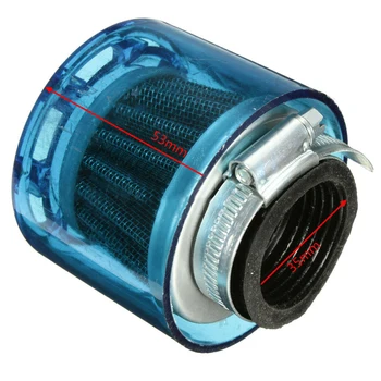35mm ATV Dirt Bike Splash Air Filter For 50cc 110cc 125cc + Cover Blue High Quality Car Air Cleaner Assemblies
35mm ATV Dirt Bike Splash Air Filter For 50cc 110cc 125cc + Cover Blue High Quality Car Air Cleaner Assemblies
