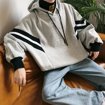 Men's hoodie fall 2019 slim fit bat sleeves with velvet and thick high collar hoodie loose casual personality youth men's wear
Men's hoodie fall 2019 slim fit bat sleeves with velvet and thick high collar hoodie loose casual personality youth men's wear