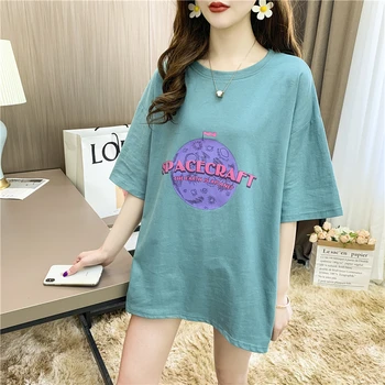 2020 Fashion Chic Graphics T Shirt Women Letters Print Short-sleeved Tee Tops Female Kpop Streetwear Camiseta Mujer Summer New
2020 Fashion Chic Graphics T Shirt Women Letters Print Short-sleeved Tee Tops Female Kpop Streetwear Camiseta Mujer Summer New