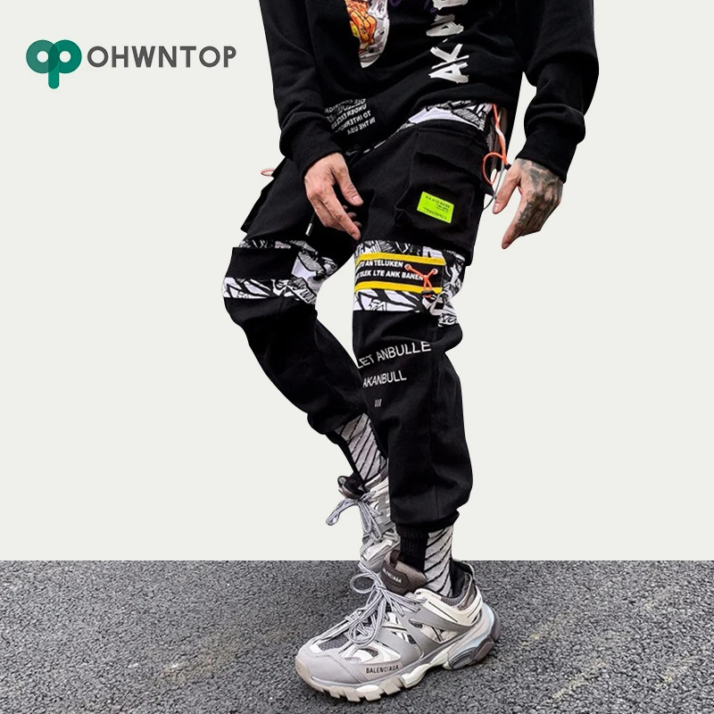 Men's Tide Cargo Pants Jogger Men Streetwear Sweatpants Hip Hop Solid Color Mens Joggers Sweat Pants Casual Male Trousers 2019
Men's Tide Cargo Pants Jogger Men Streetwear Sweatpants Hip Hop Solid Color Mens Joggers Sweat Pants Casual Male Trousers 2019