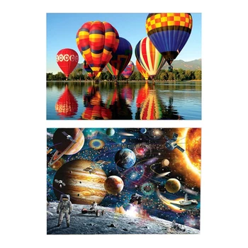 1000 pieces of puzzles for children and adults decompression toys space travelers space travelers air balloons Puzzle 
1000 pieces of puzzles for children and adults decompression toys space travelers space travelers air balloons Puzzle