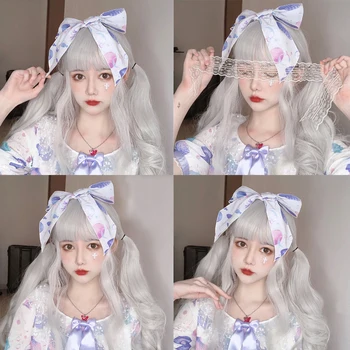 AILIADE Synthetic Wigs Ombre Platinum White Heat Resistant With Bangs 65cm Long Wave Lolita Party For Women Cosplay Wigs
AILIADE Synthetic Wigs Ombre Platinum White Heat Resistant With Bangs 65cm Long Wave Lolita Party For Women Cosplay Wigs