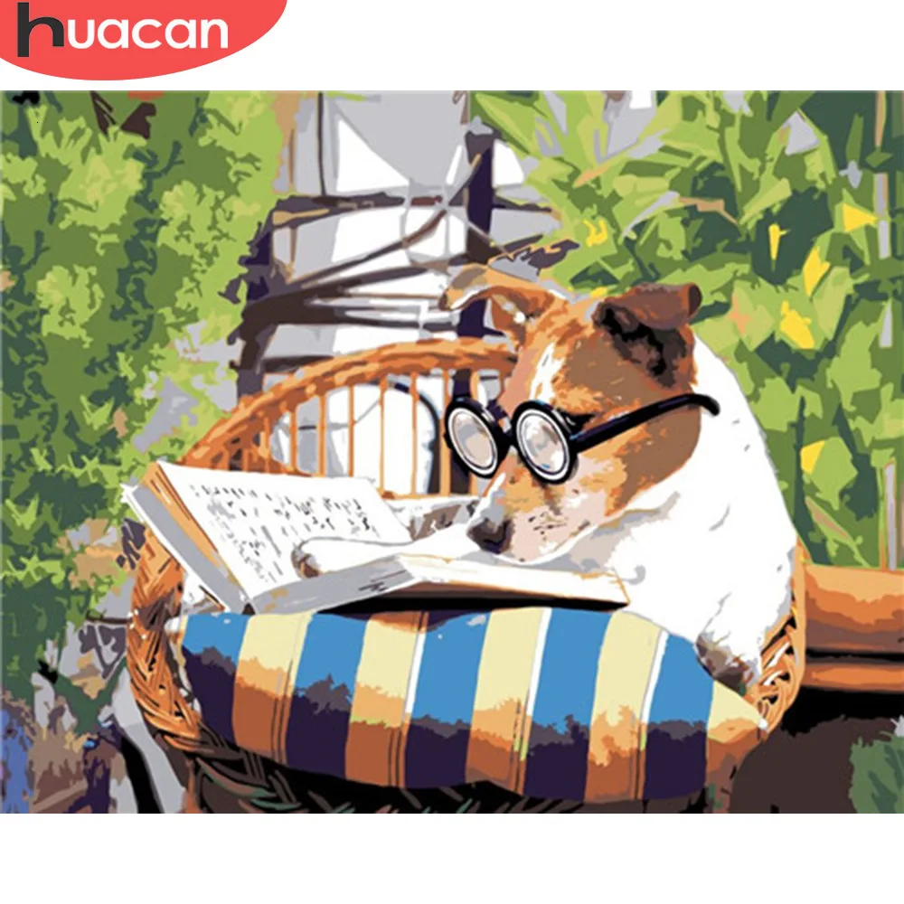 HUACAN Painting By Numbers Dog Animals HandPainted Kits Drawing Canvas Book Pictures Home Decoration DIY Gift
HUACAN Painting By Numbers Dog Animals HandPainted Kits Drawing Canvas Book Pictures Home Decoration DIY Gift